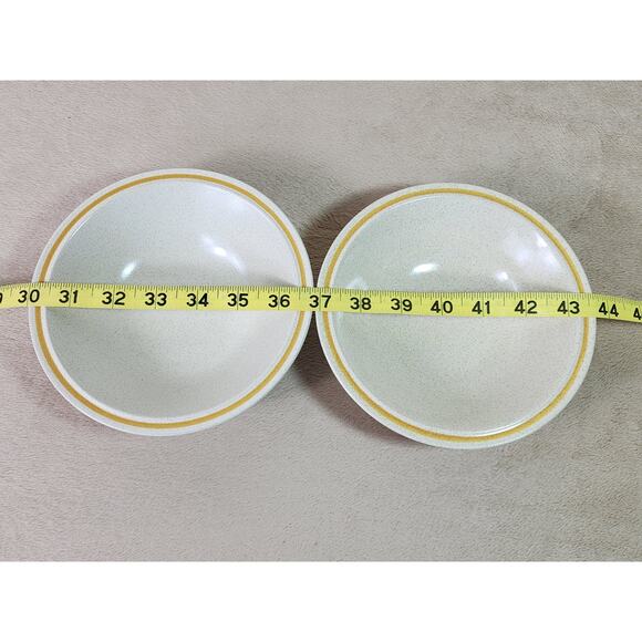 Hearthside Garden Festival Cereal Fruit Bowl 6 3/4" Stoneware 80s Japan x2 - Picture 11 of 11